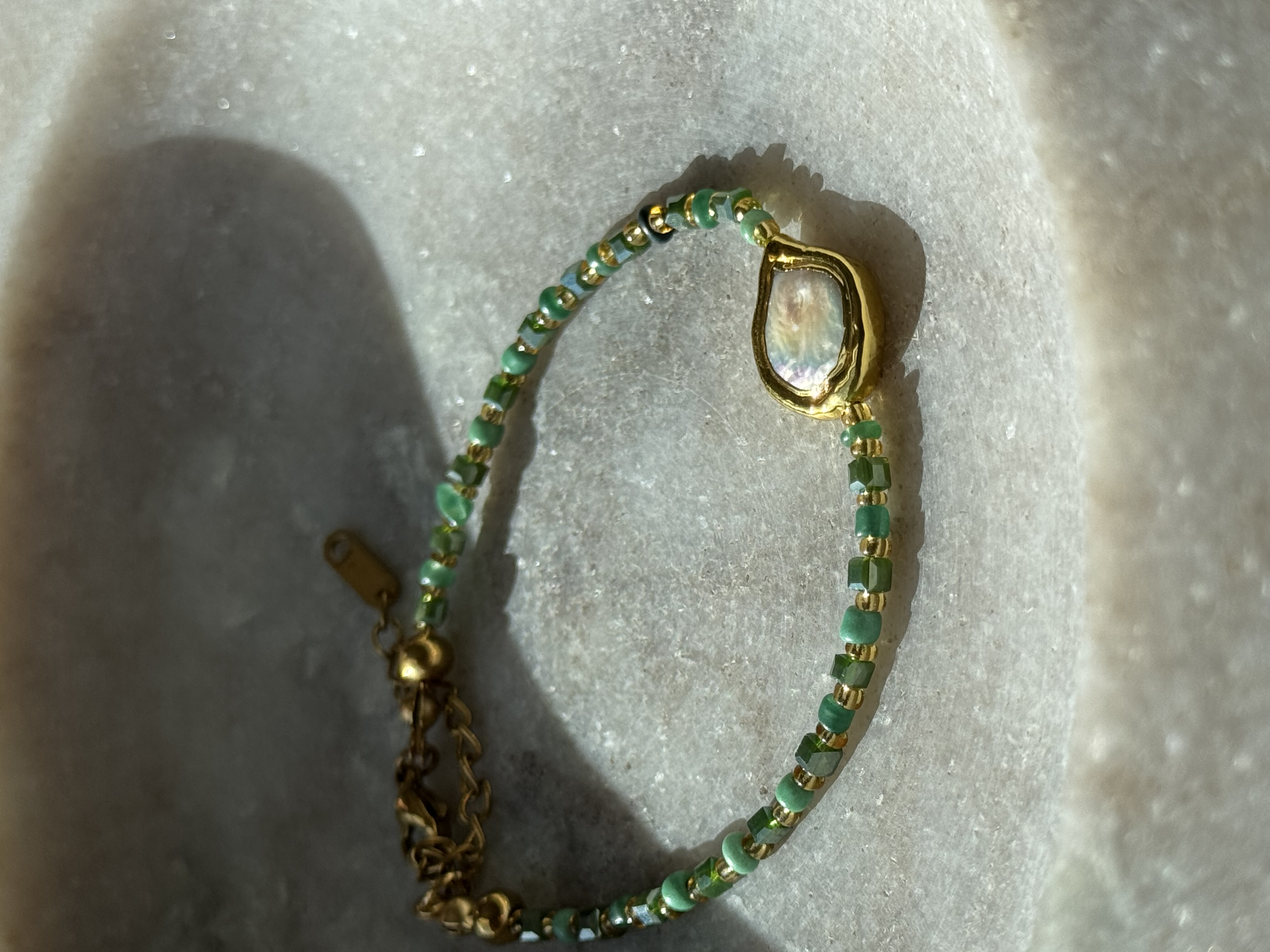 Verdant Pearl Bracelet 