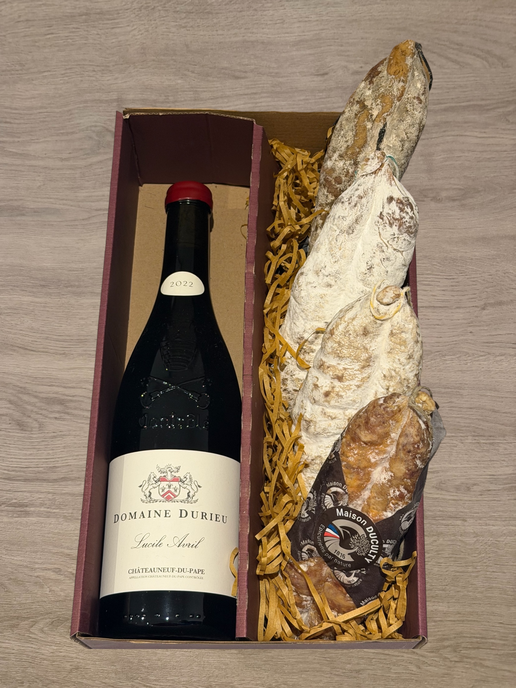 Coffret Prestige Saucissons d’Exception & Vin