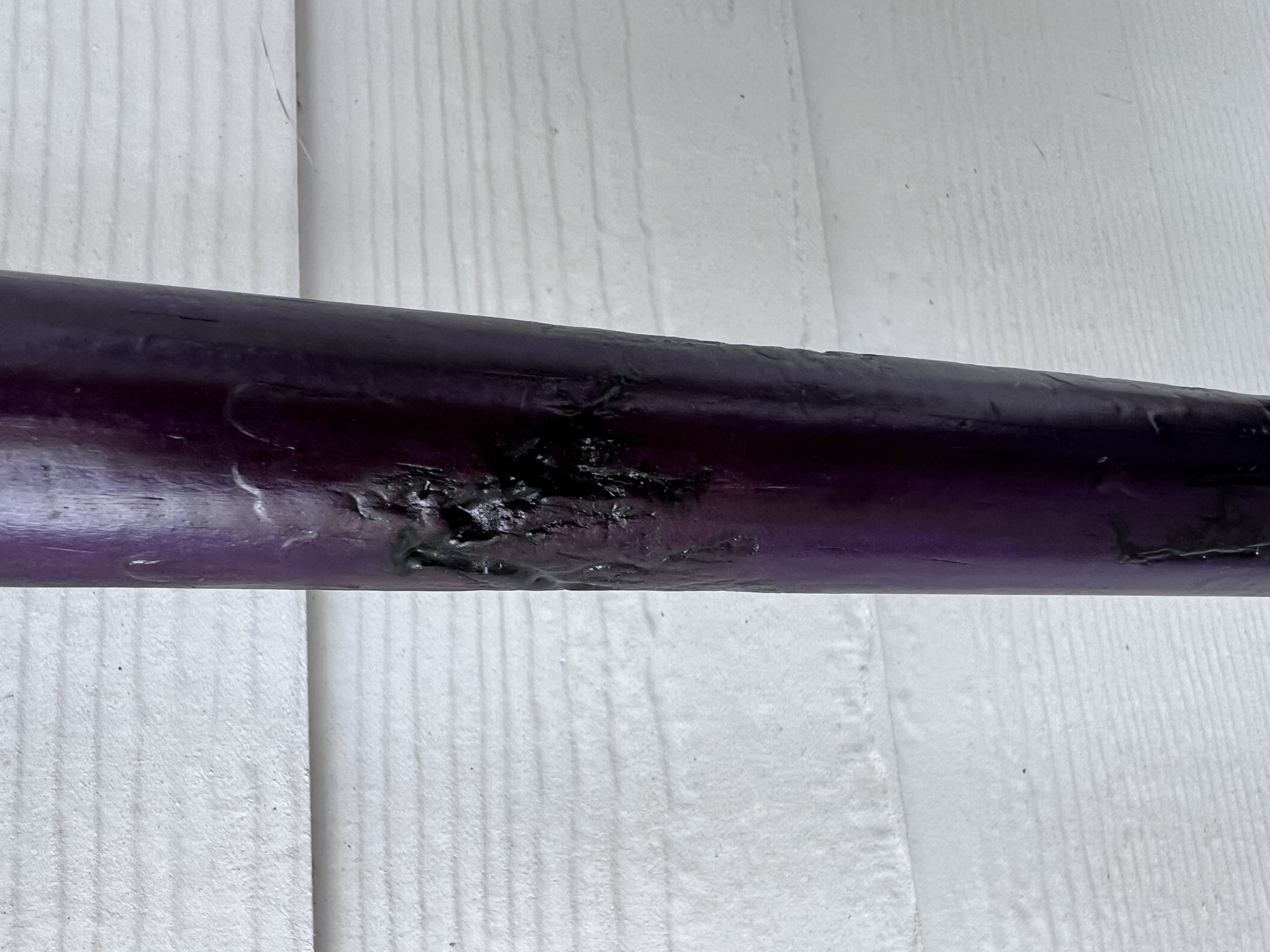 Purple Lighning Besom w/Black Handle
