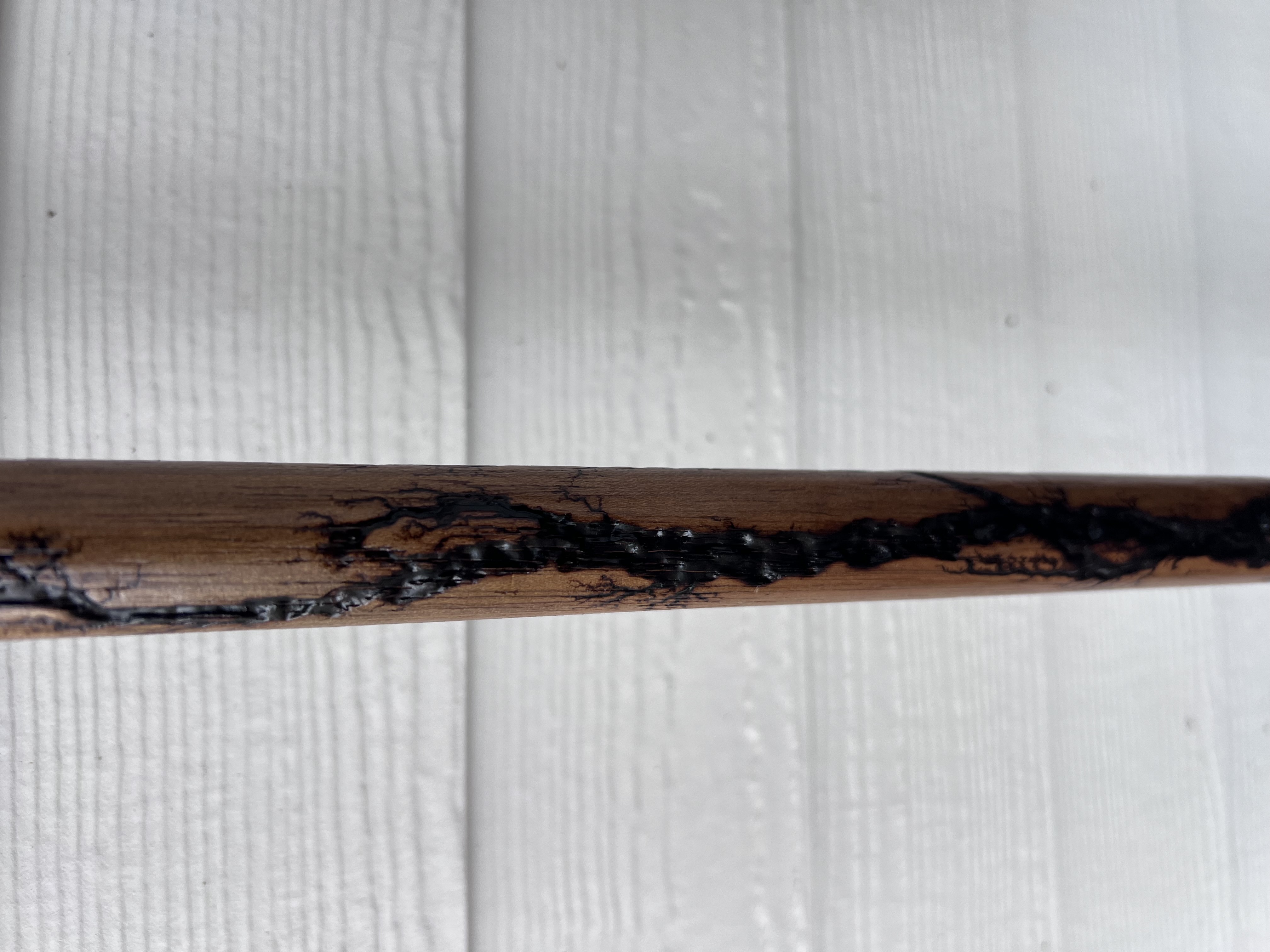 Black Lightning Besom w/Hardwood handle