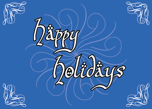 Happy Holidays Greeting Card