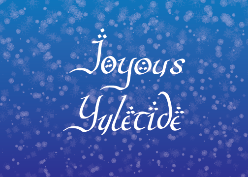 Joyous Yuletide Greeting Card