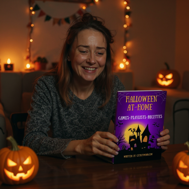 Halloween At-Home Guide - 15 Games- 37 Playlists- 14  Recipes- PDF 26 Pages