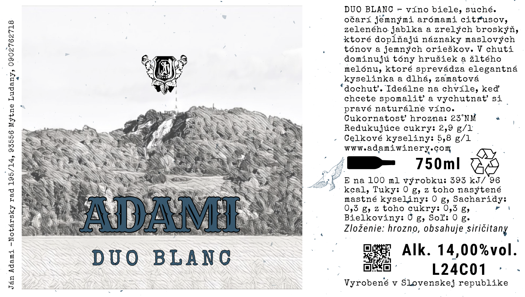 ADAMI Duo Blanc