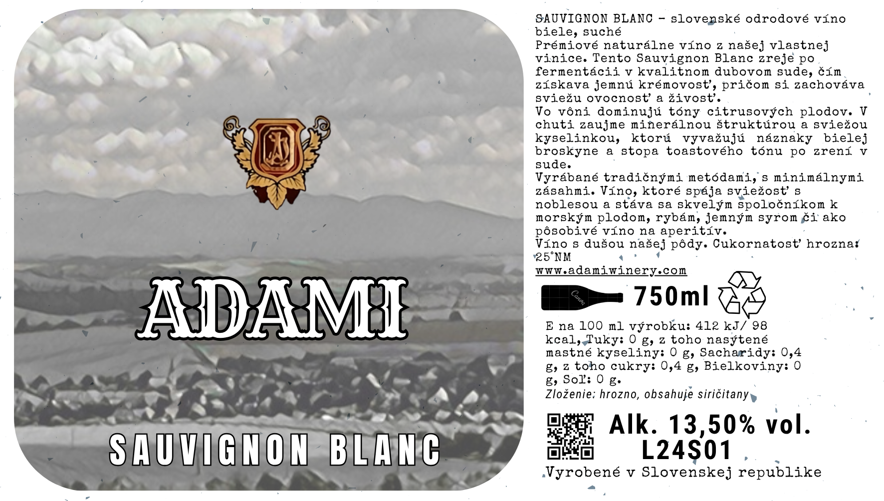 ADAMI Sauvignon Blanc
