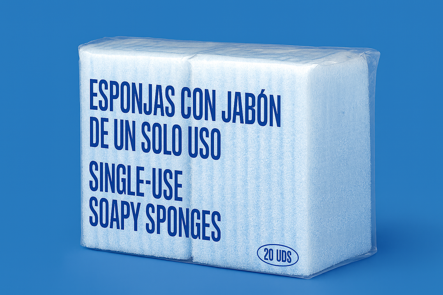Esponjas jabonosas de un solo uso