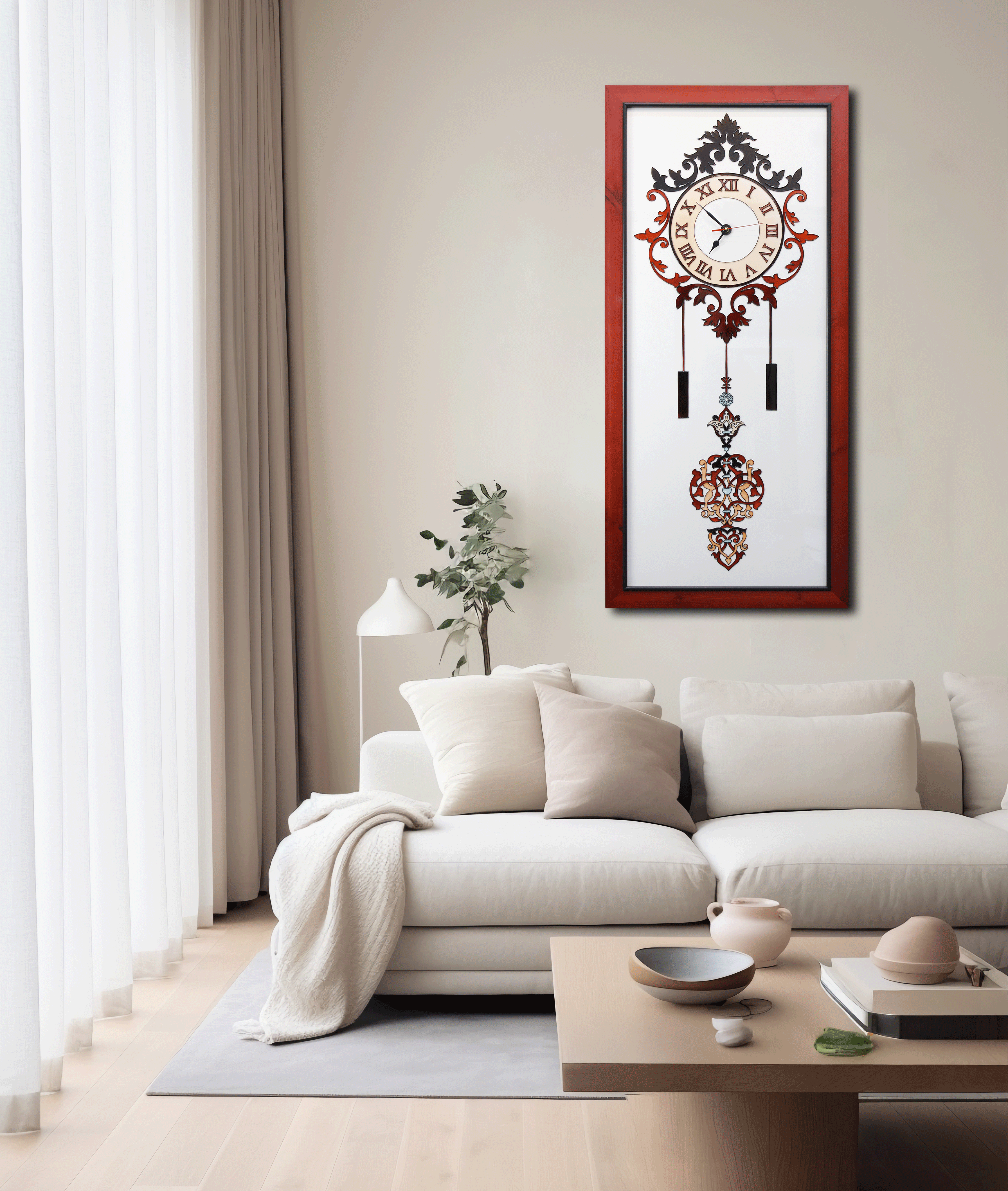 Decorated Clock Design  