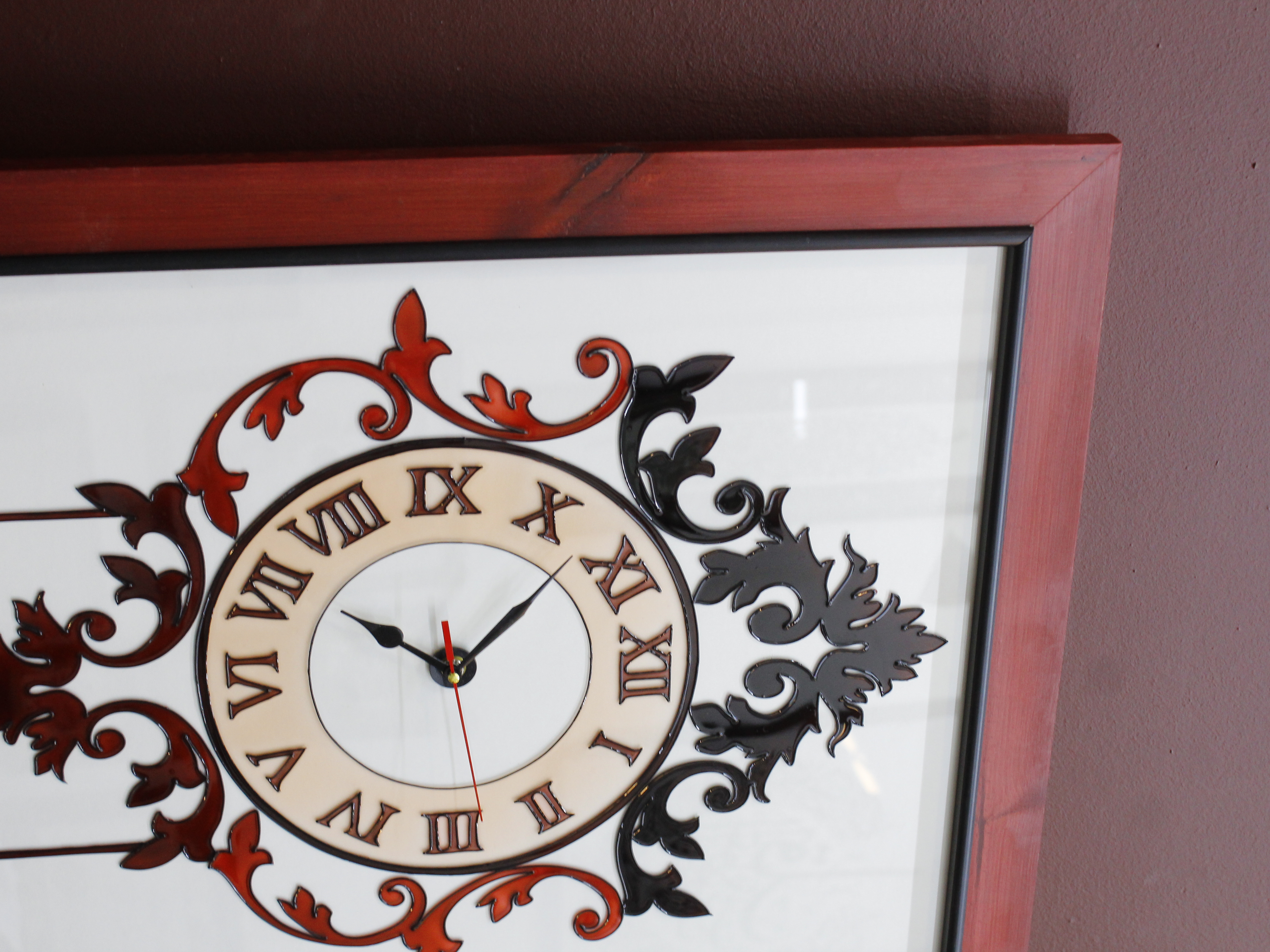 Decorated Clock Design  