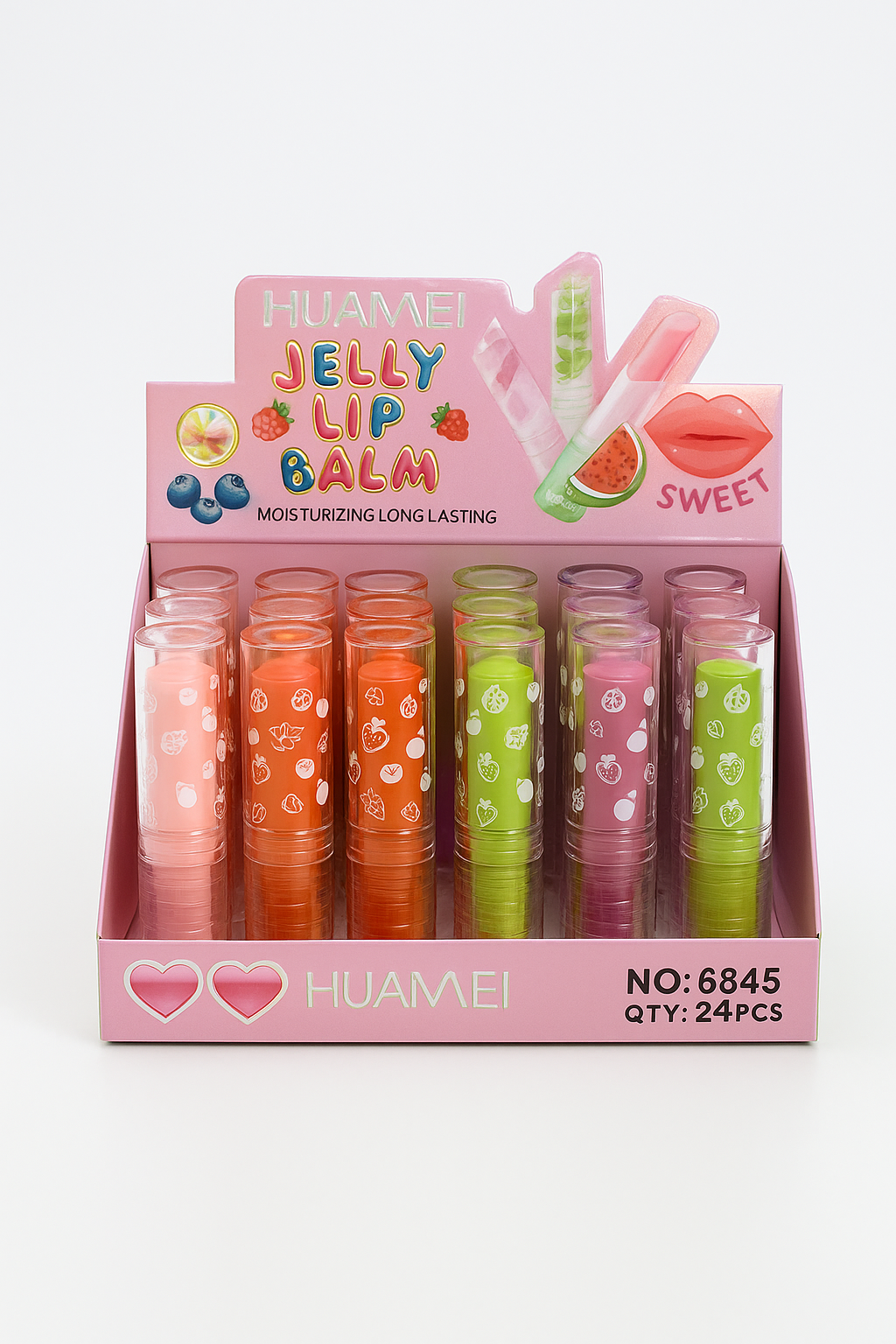BRILLO JELLY LIP BALM 24 UNIDADES | 24 PACK