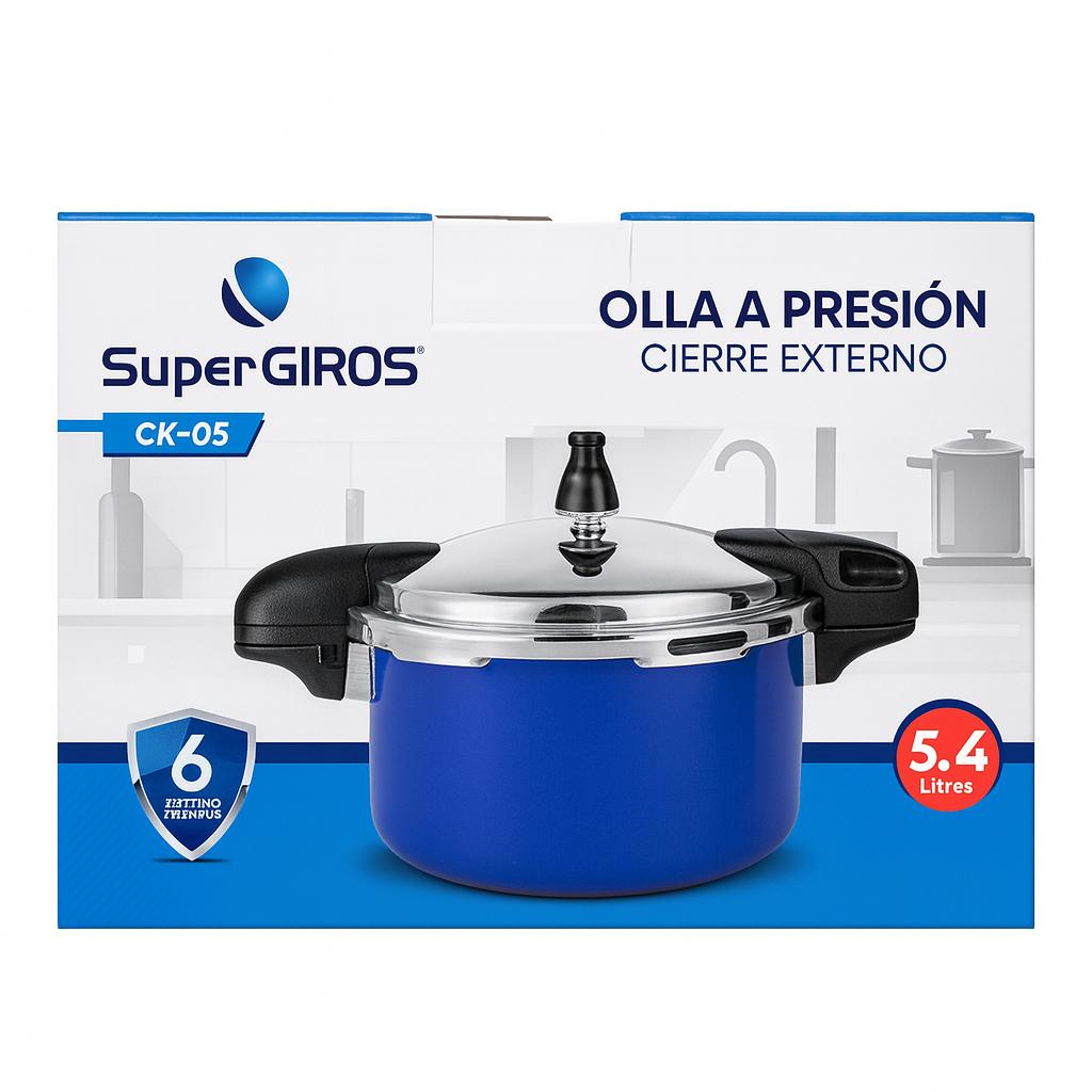 OLLA DE PRESIÓN 5.4 LITROS | 1 PACK