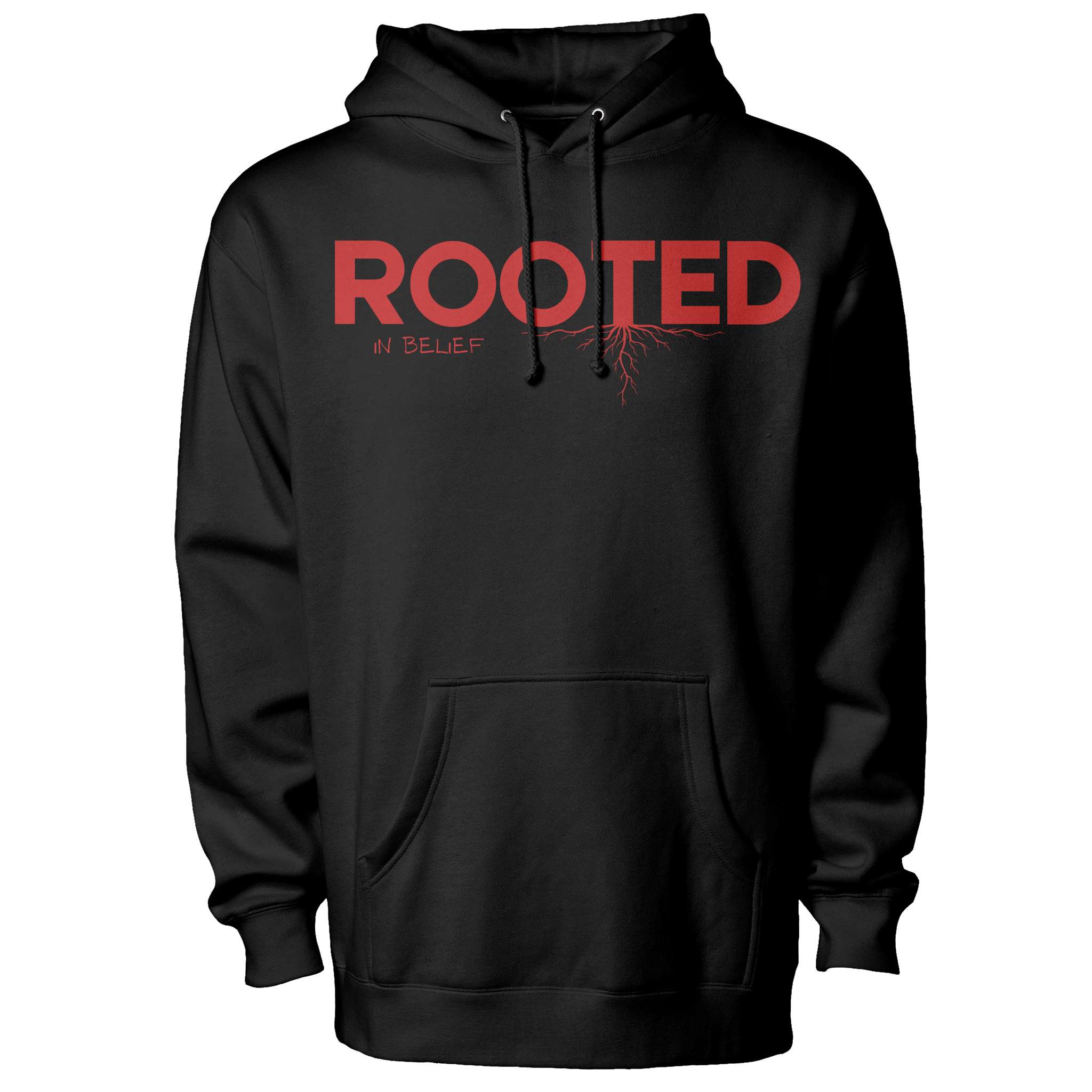 Rooted In Belief Print Graphic Hoodie 