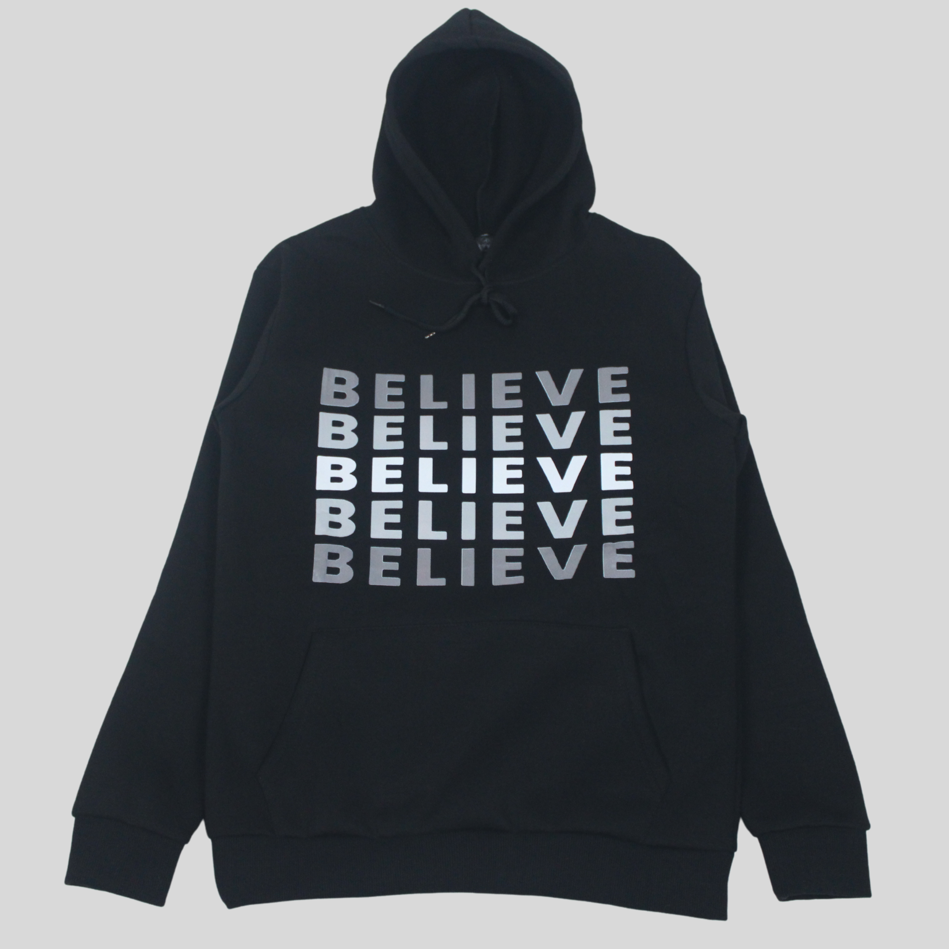 Bishaash Relaxed Believe Print Graphic Hoodie