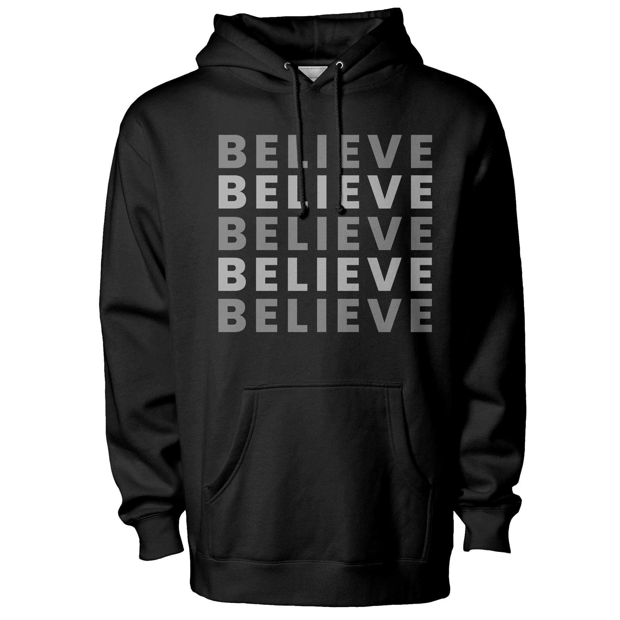 Bishaash Relaxed Believe Print Graphic Hoodie