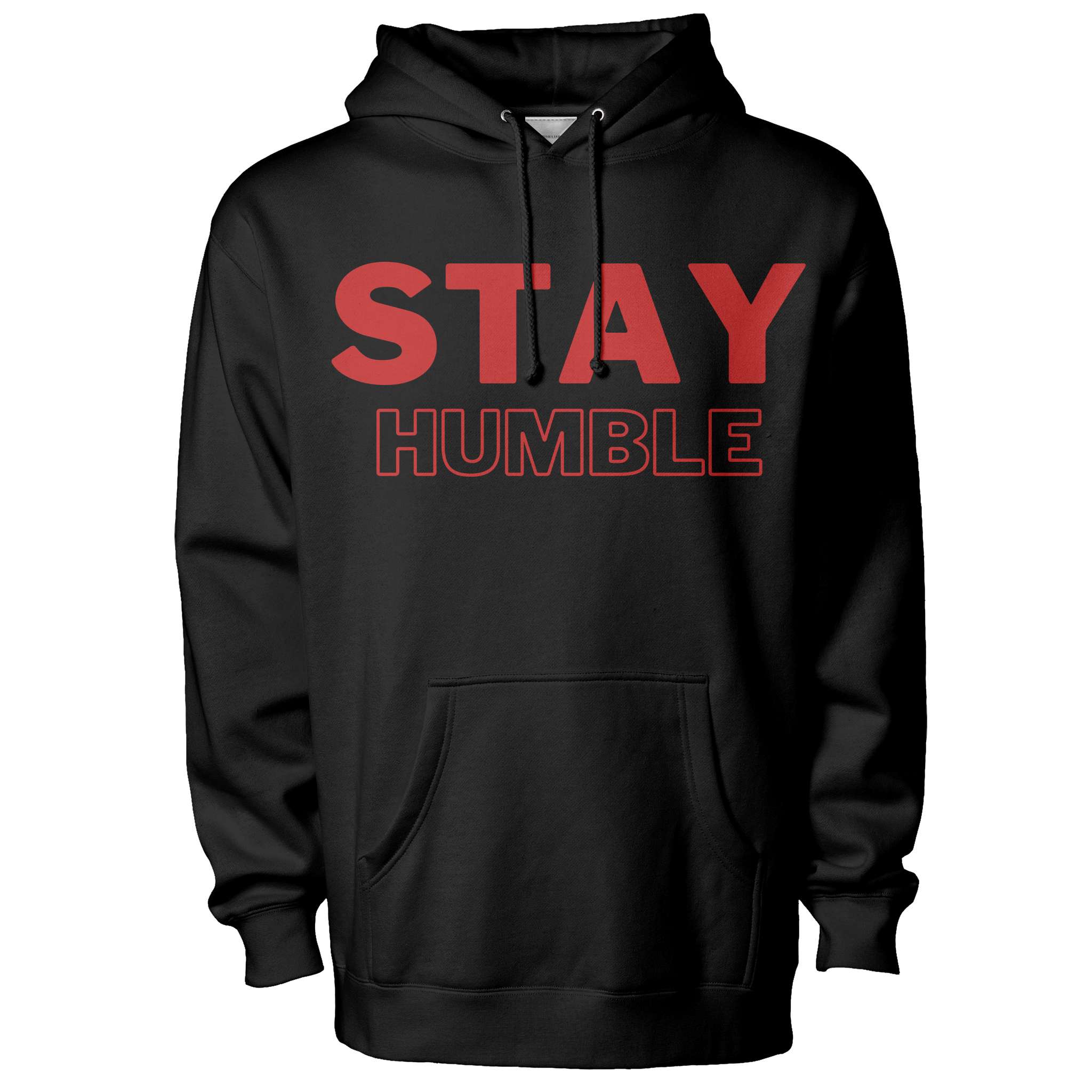 Stay Humble Print Graphic Hoodie