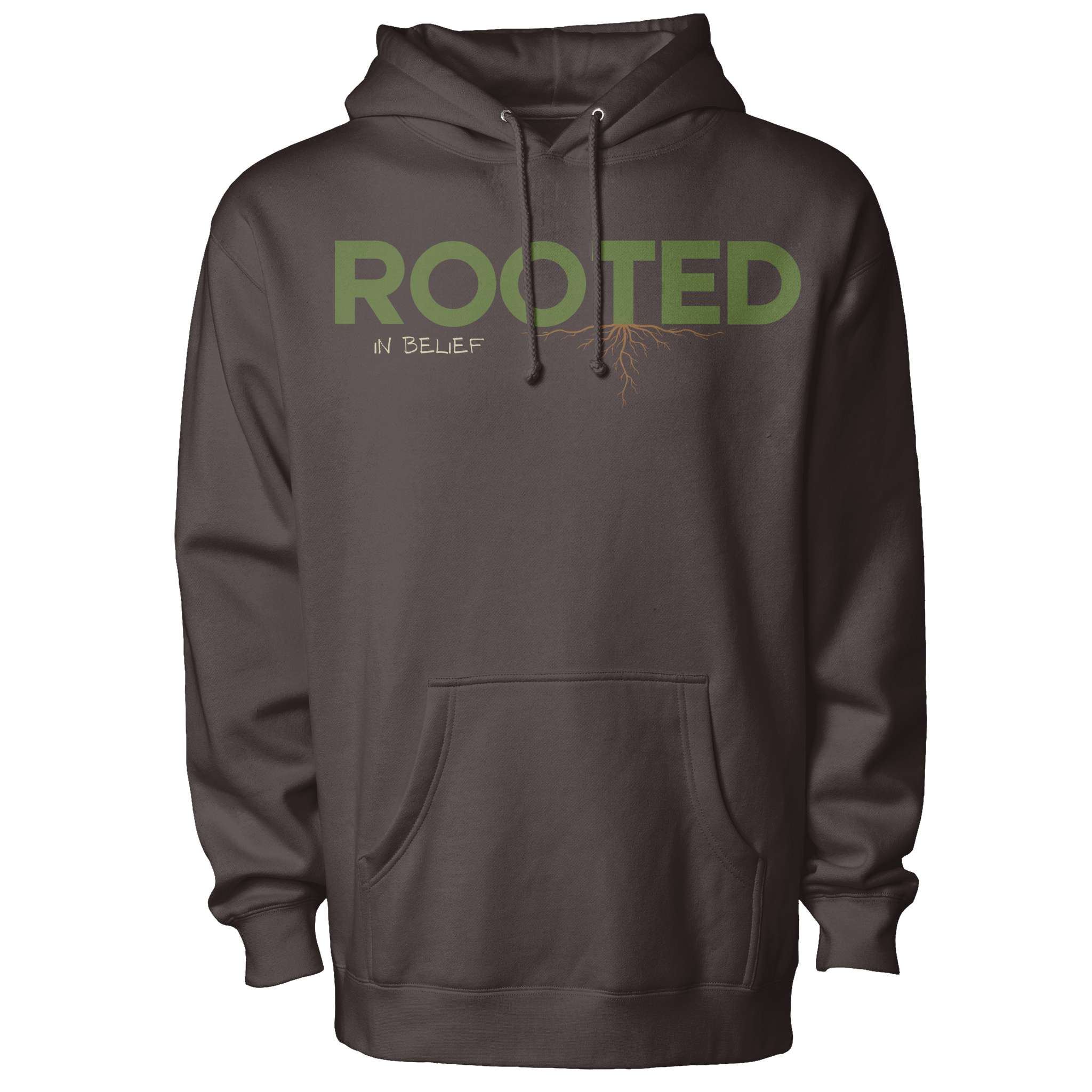Rooted In Belief Print Graphic Hoodie