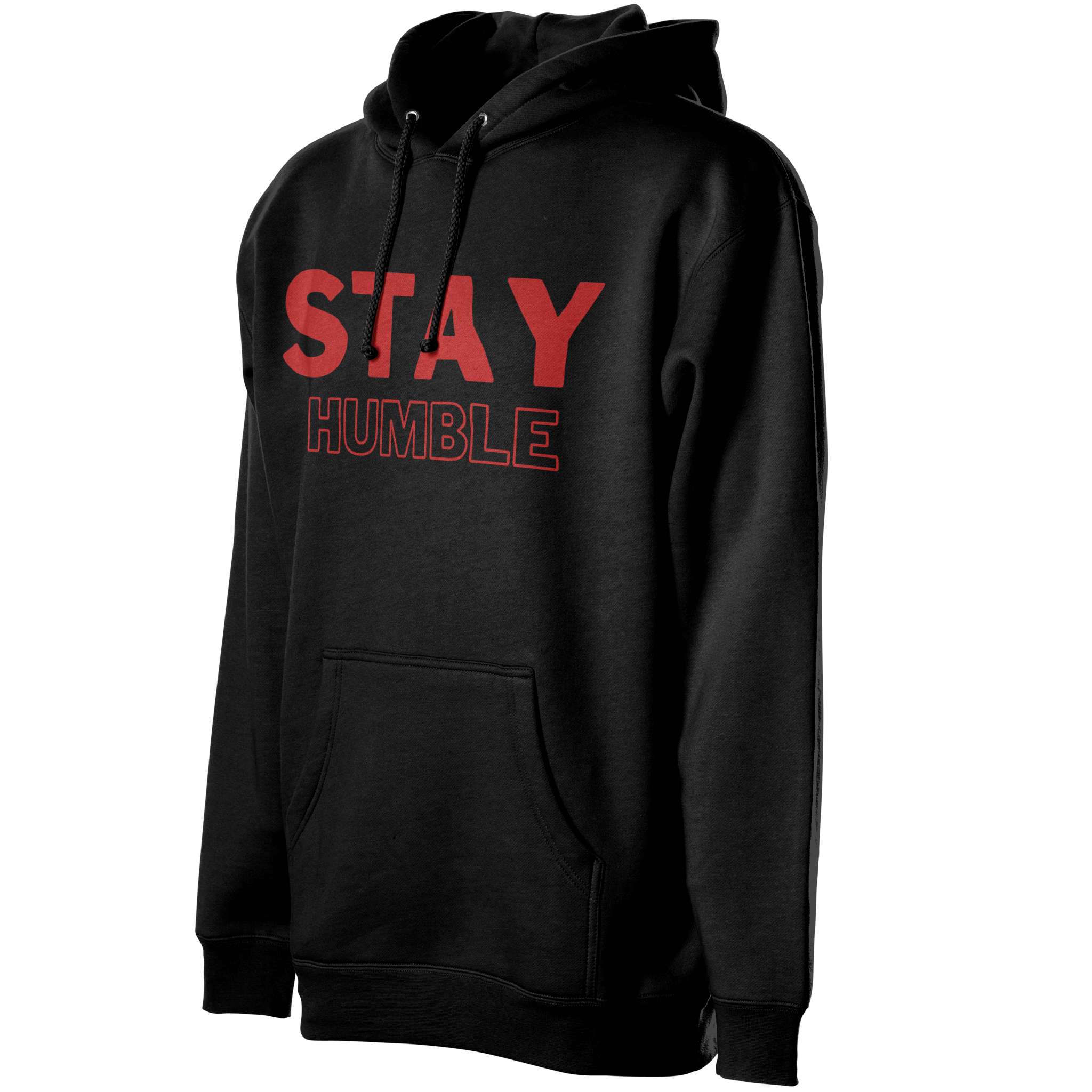 Stay Humble Print Graphic Hoodie