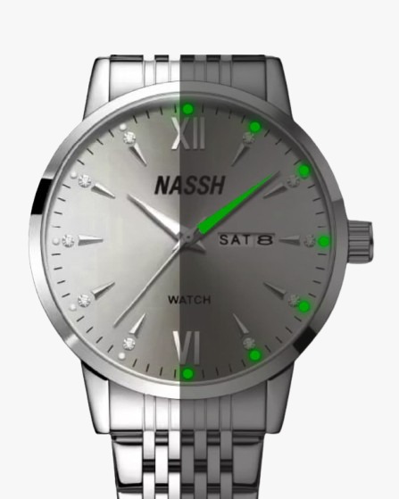 Relógio Masculino NASSH Prata