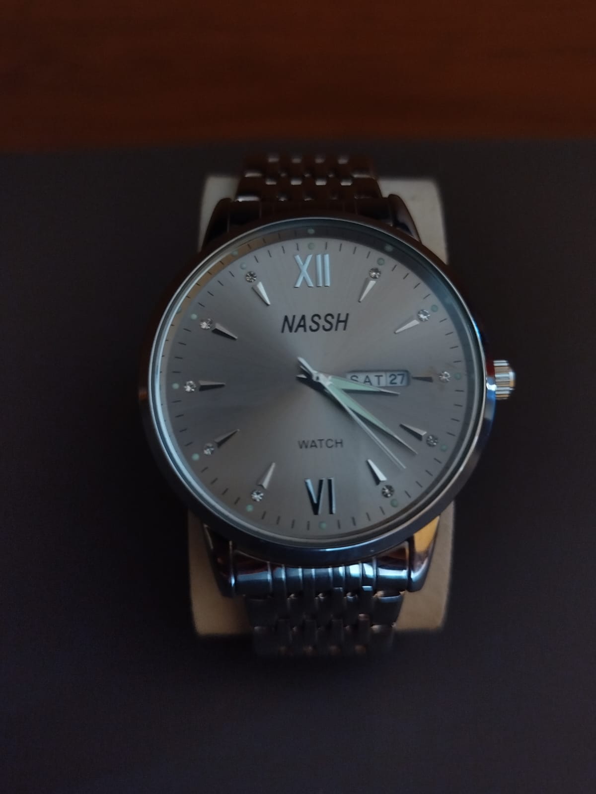 Relógio Masculino NASSH Prata