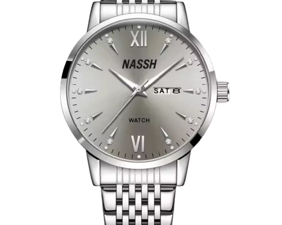 Relógio Masculino NASSH Prata