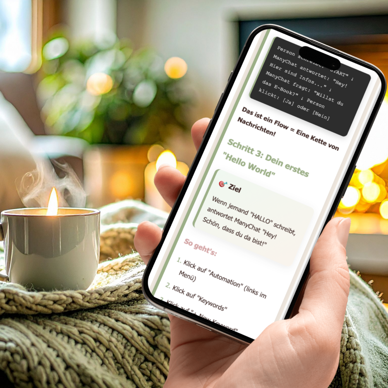  Dein Instagram arbeitet für dich, damit du mehr Zeit für die Familie hast.