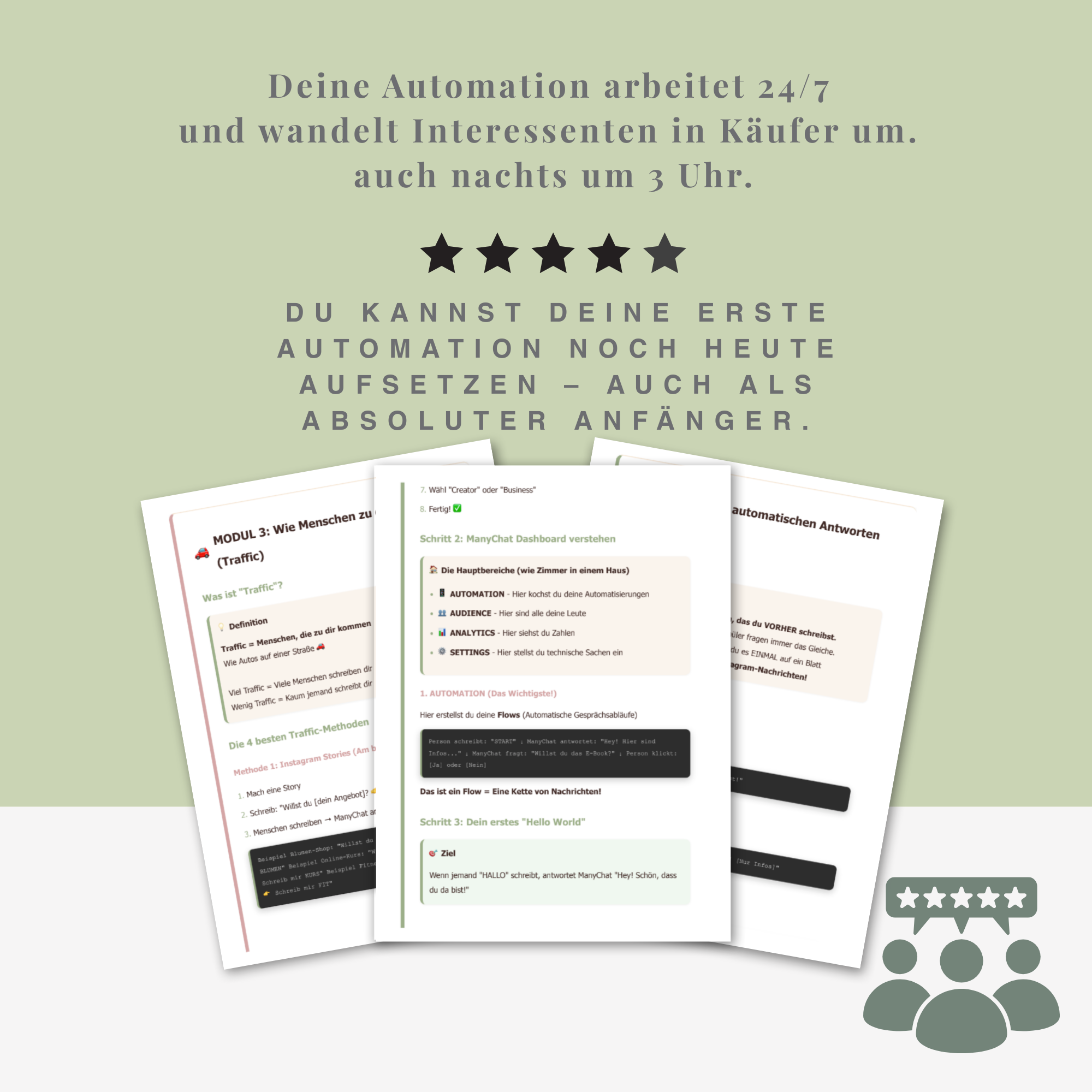  Dein Instagram arbeitet für dich, damit du mehr Zeit für die Familie hast.