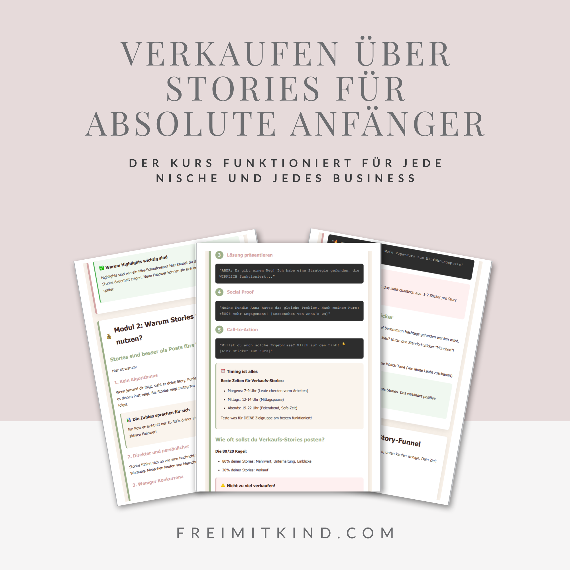 So verkaufst du über Stories - ehrlich, direkt, ohne Schnickschnack