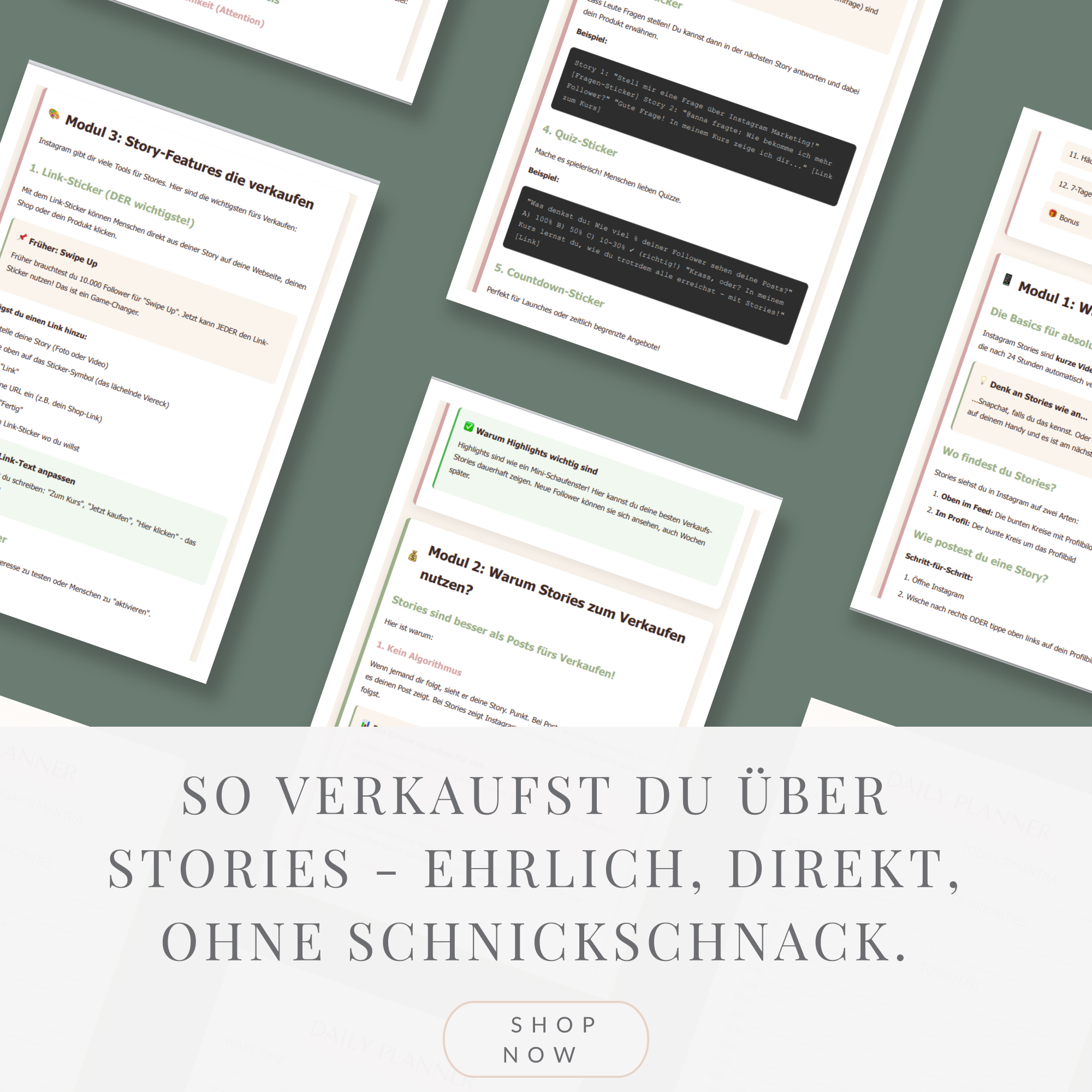 So verkaufst du über Stories - ehrlich, direkt, ohne Schnickschnack