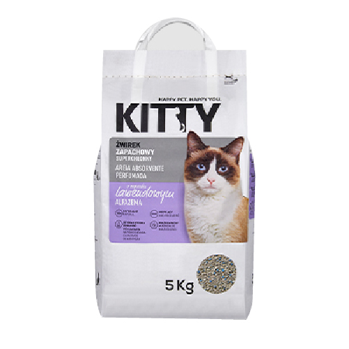 Areia Absorvente Kitty Alfazema 5lt