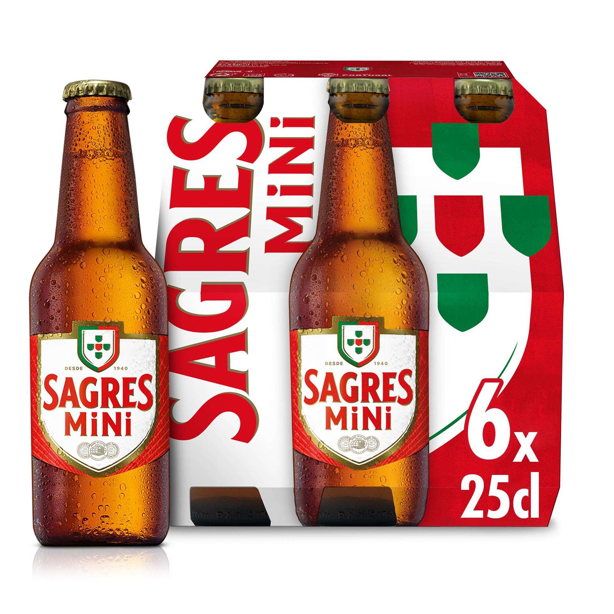 Cerveja Sagres 6×25cl