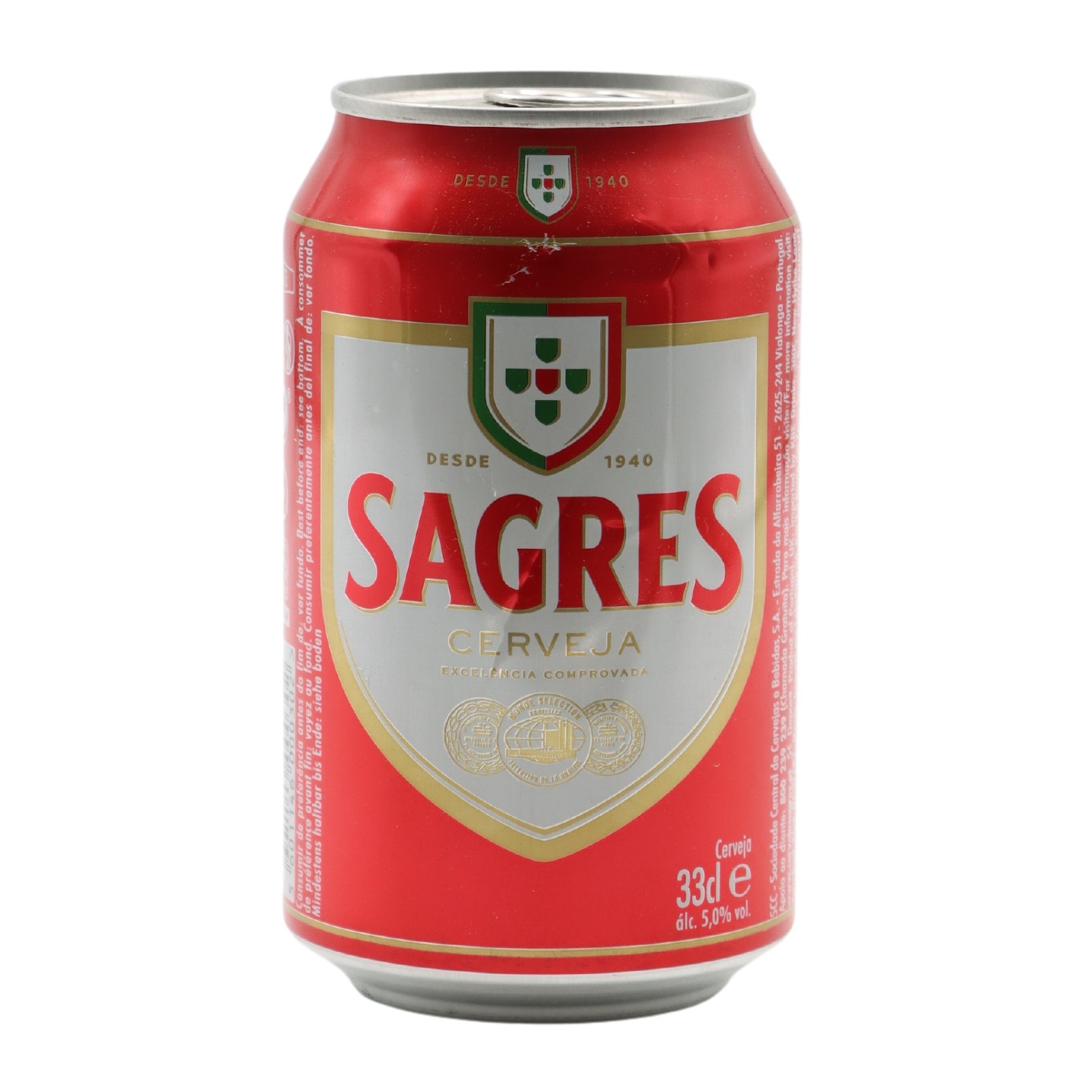 Cerveja Sagres 33cl