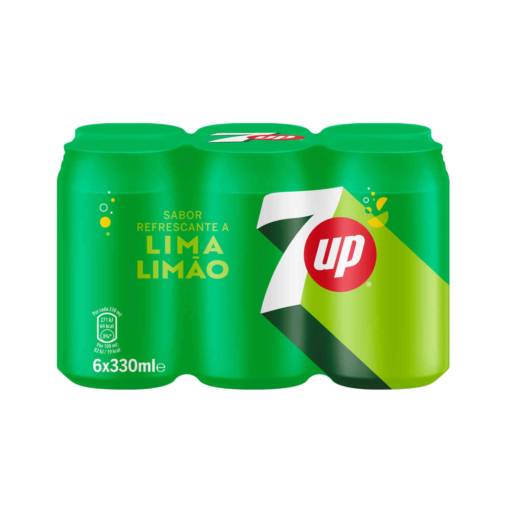 Refrigerante 7up Pack 6 Latas