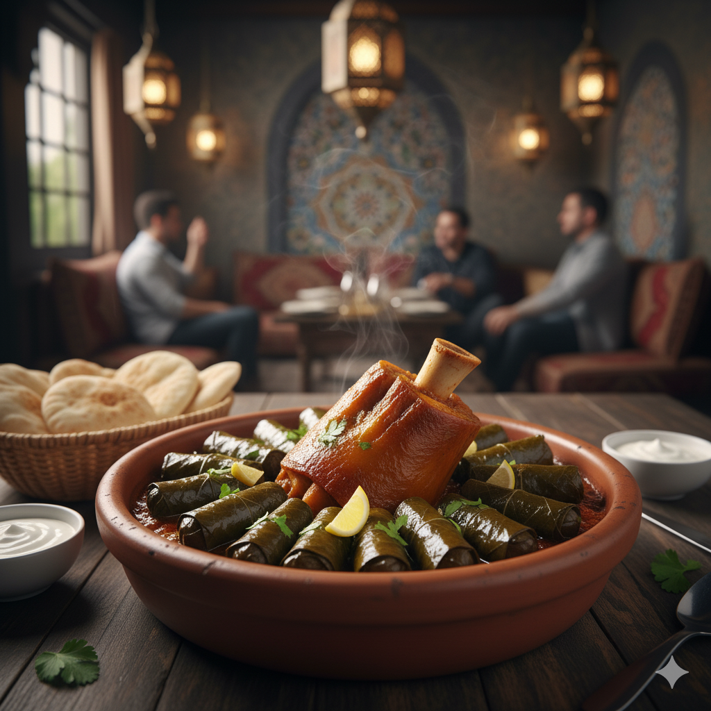 ورق عنب بالكوارع 