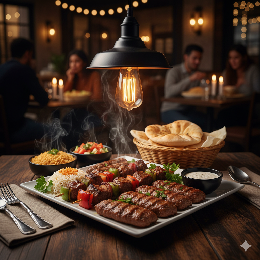 وجبة كباب وكفته 