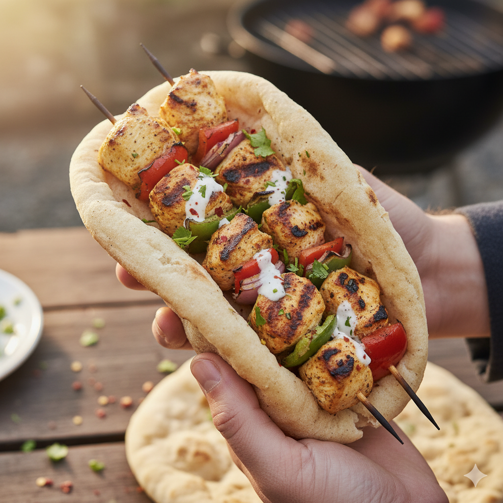 سندوتش شيش طاووك 