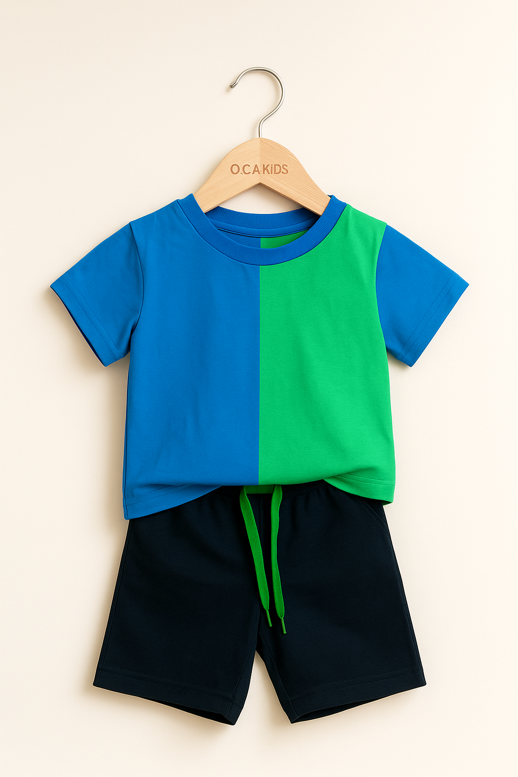 Conjunto infantil bicolor tamanho 2 - 4 - 12