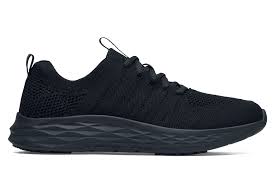 Black athletic sneaker