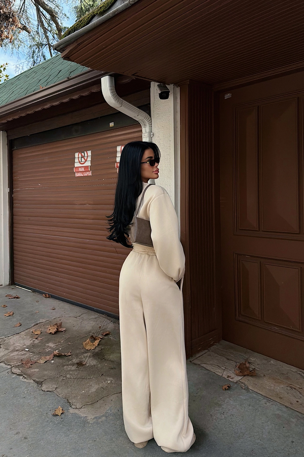 Ensemble sportswear beige