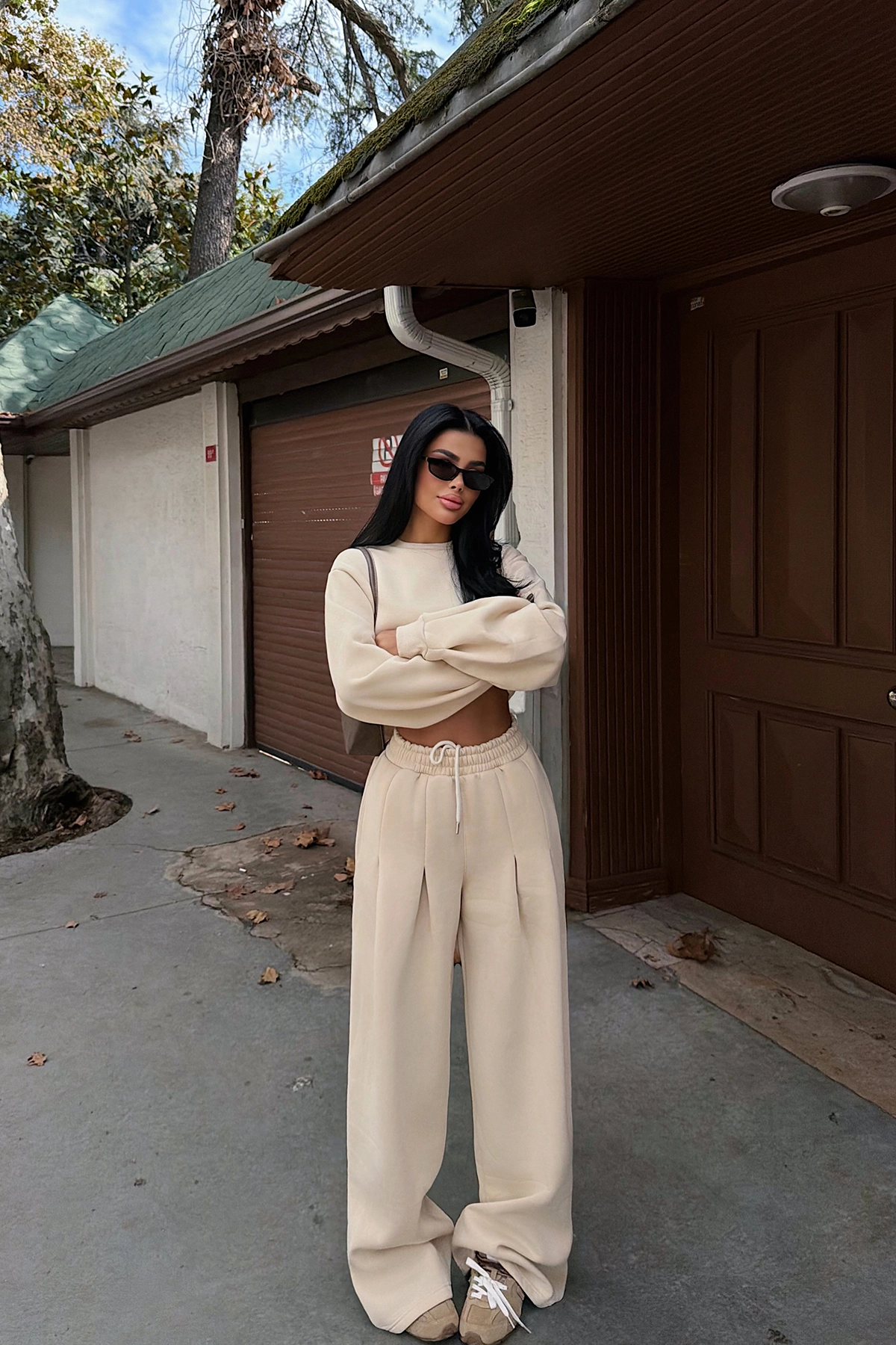 Ensemble sportswear beige