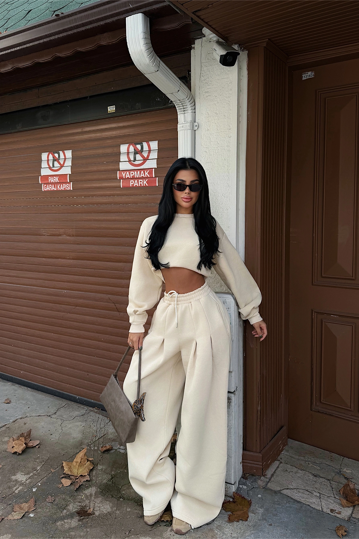 Ensemble sportswear beige