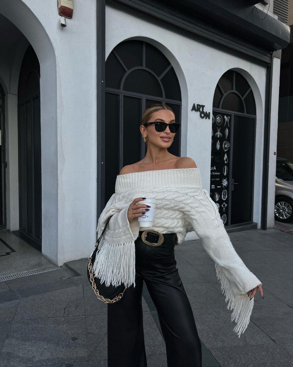 Pull en mailles torsadées écru