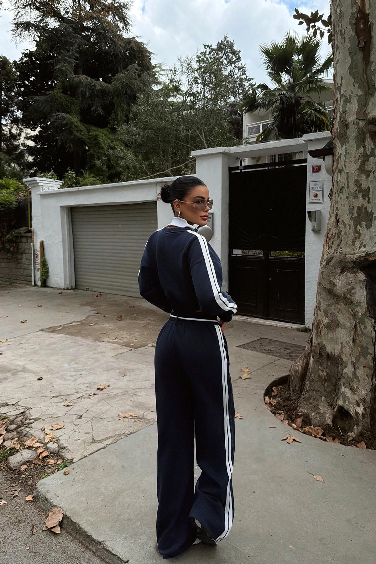 Ensemble sportswear bleu