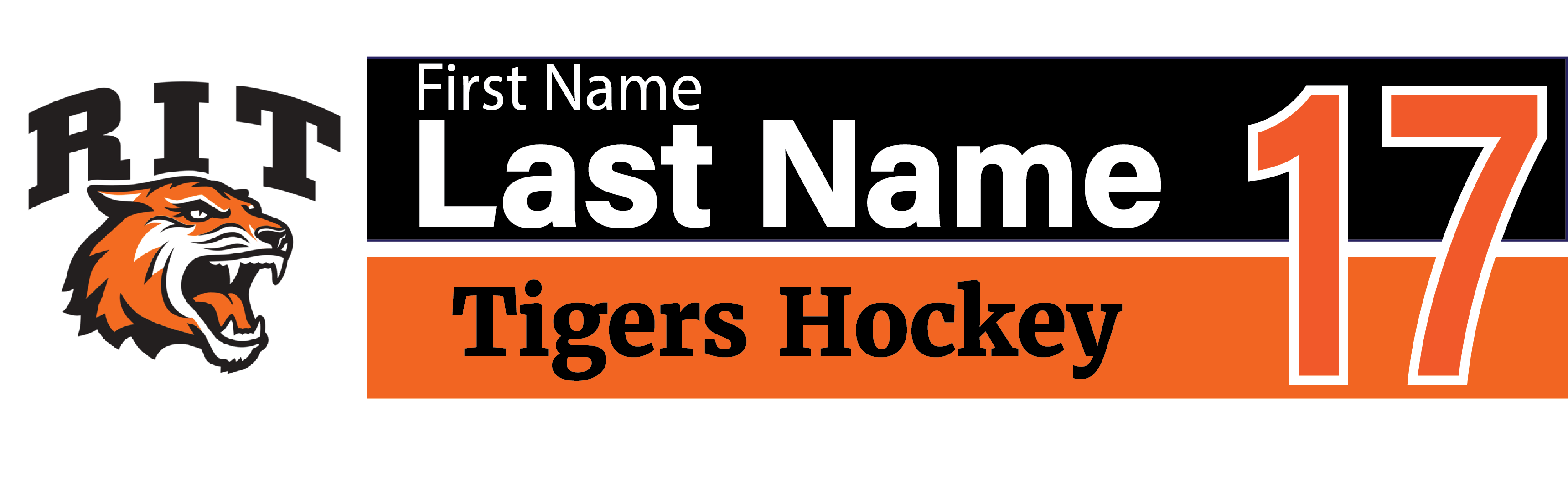 Custom Color Nameplates