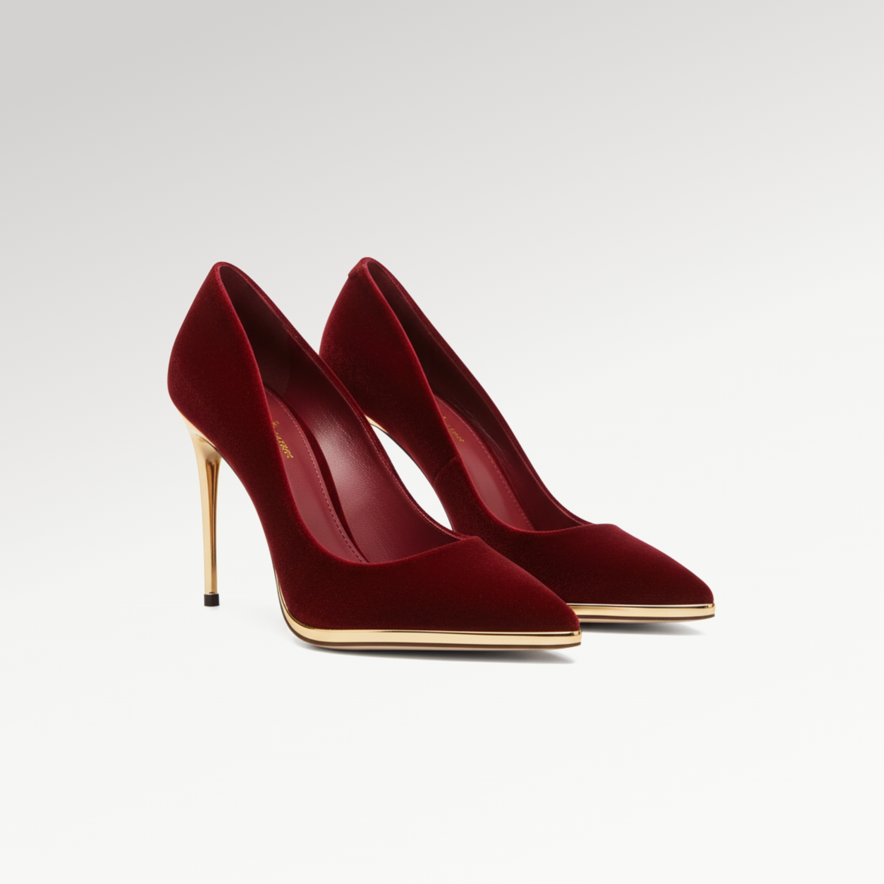 Red Velvet High Heels