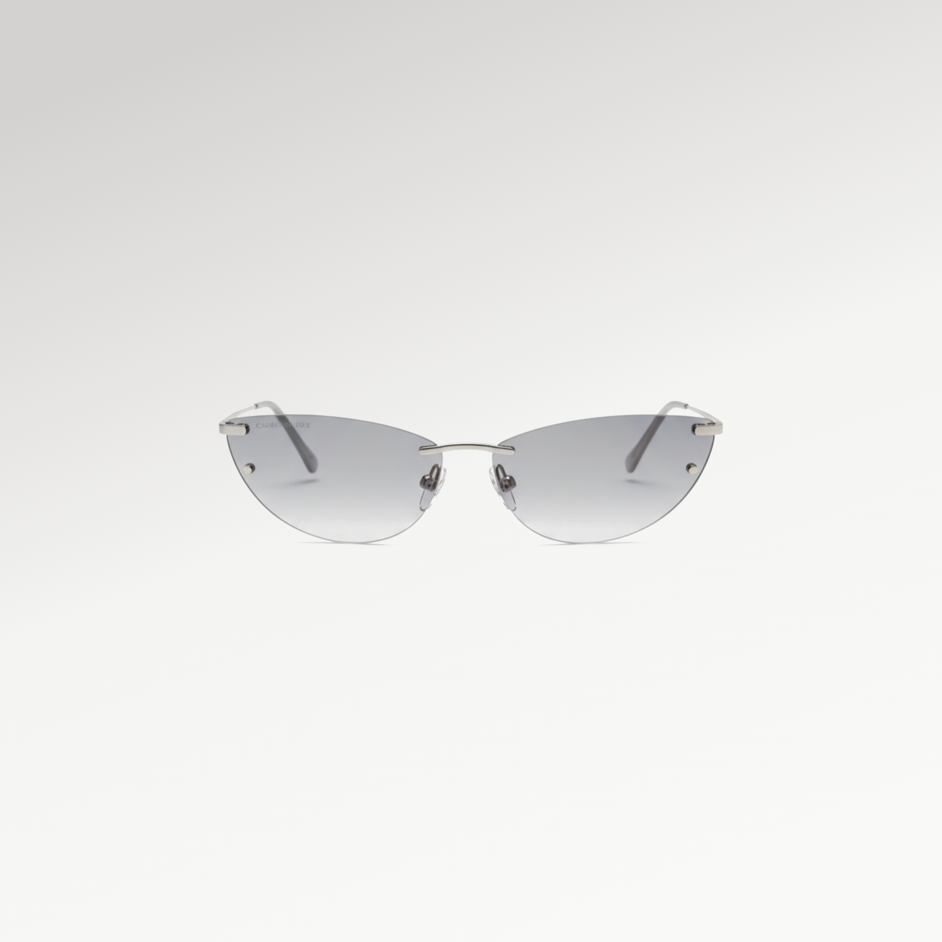 Rimless Cat-Eye Sunglasses