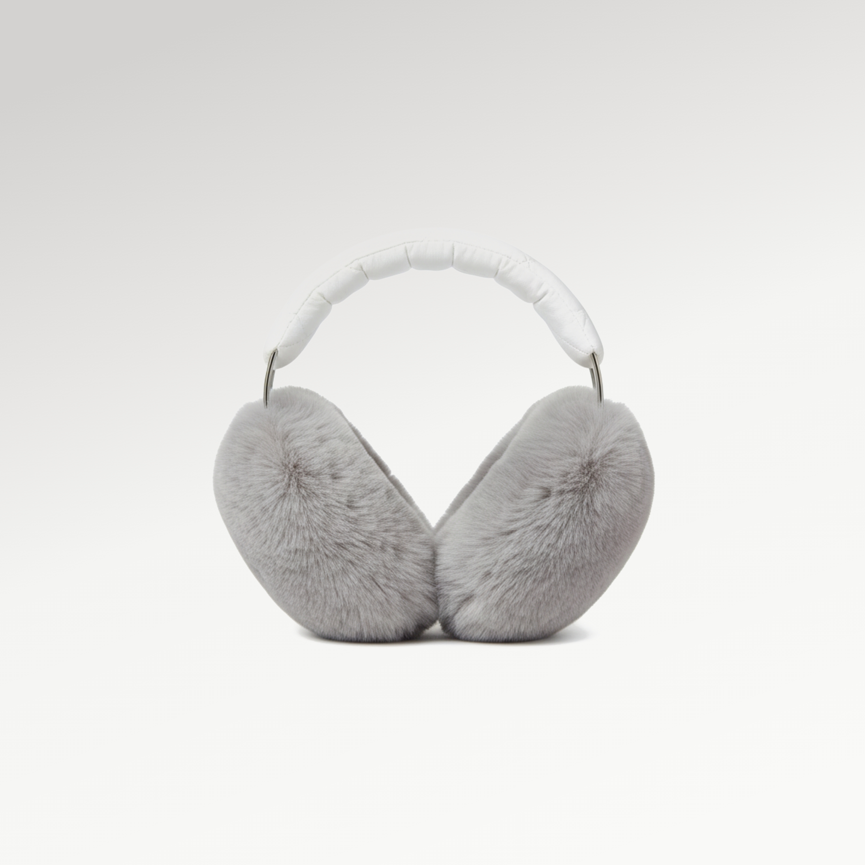 Grey Faux Fur Earmuffs