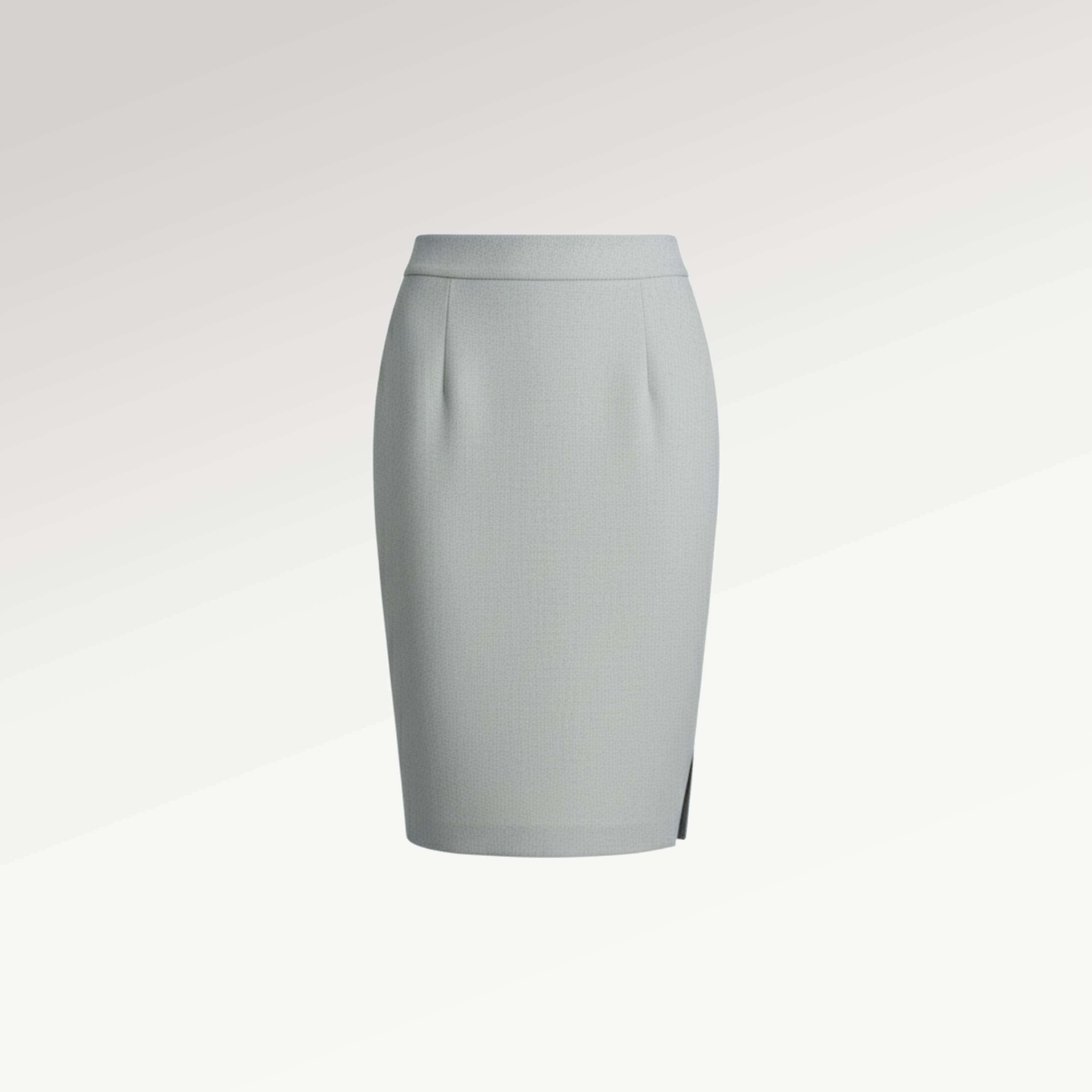 Classic Grey Pencil Skirt