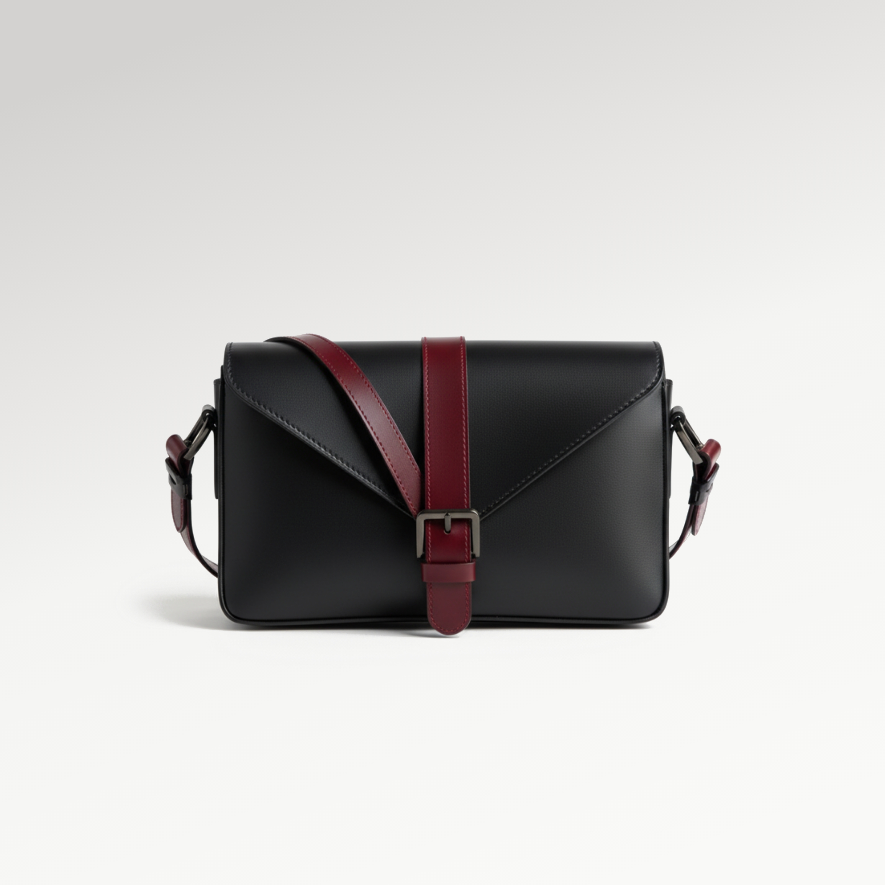 Black Leather Shoulder Bag