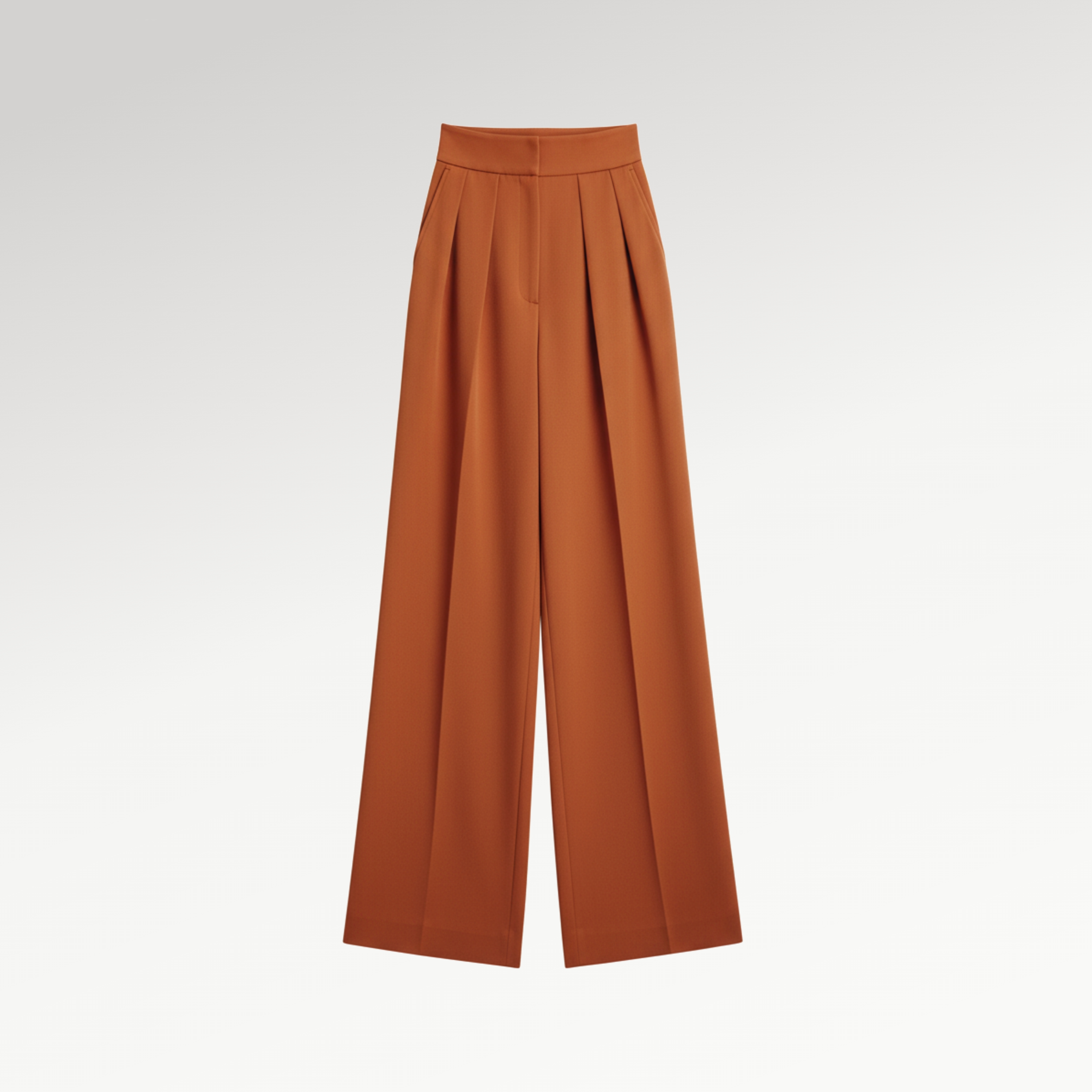 Wide-Leg High-Waisted Pants