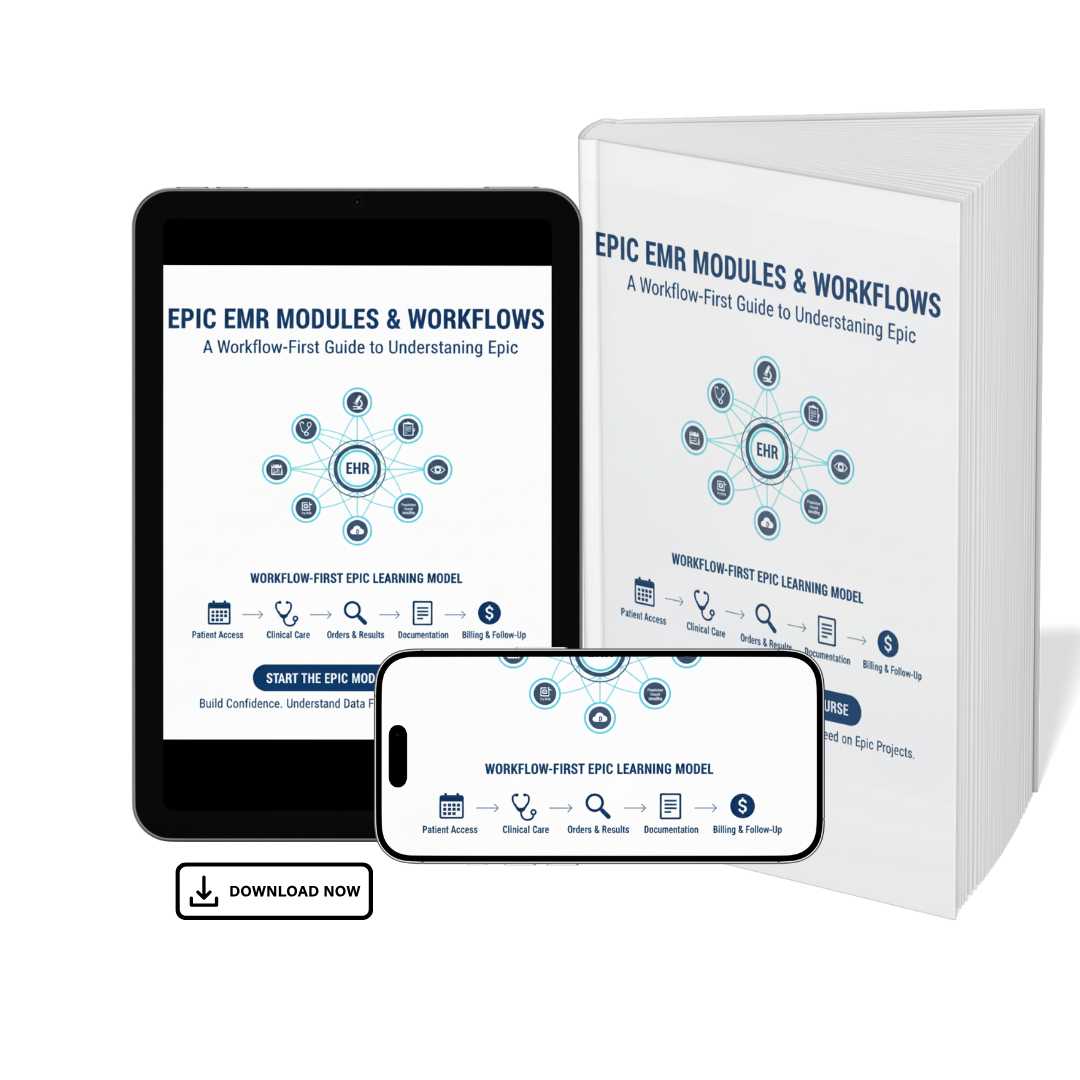 Epic EMR Clinical Workflows Training Guide For Healthcare Professionals
