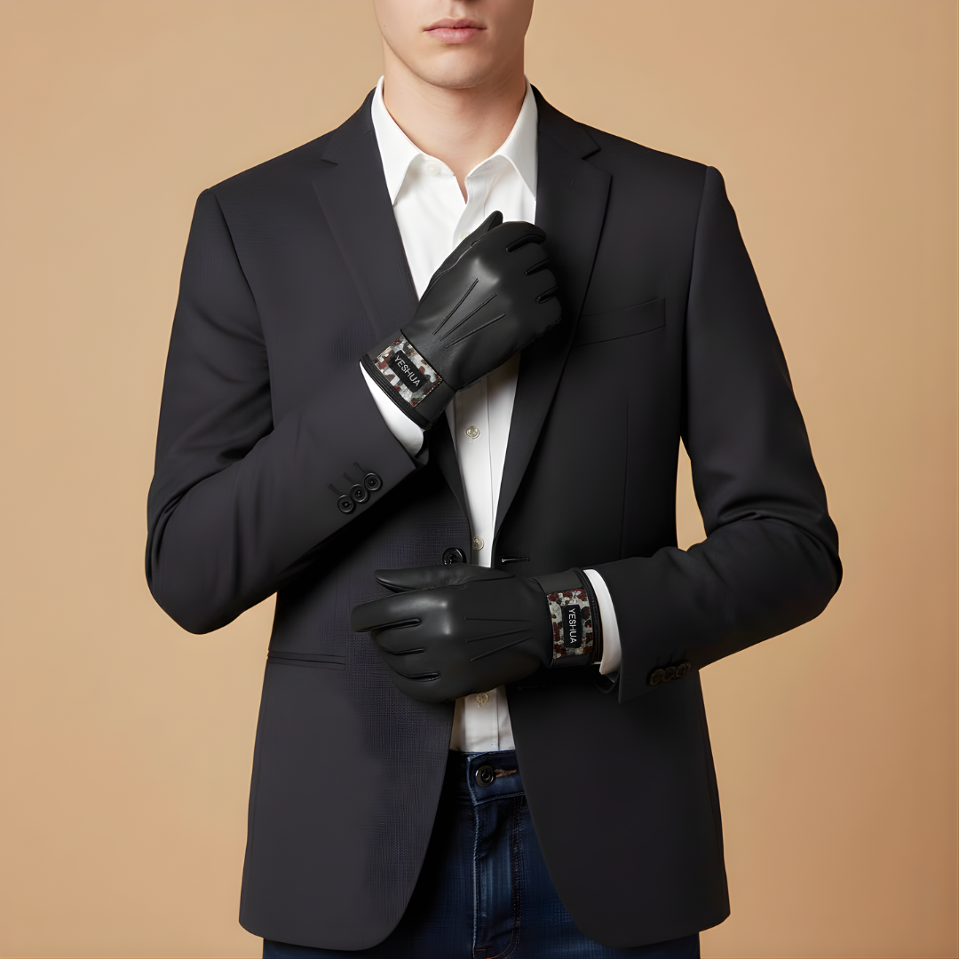 YESHUA Designer Luxe Leather Gloves
